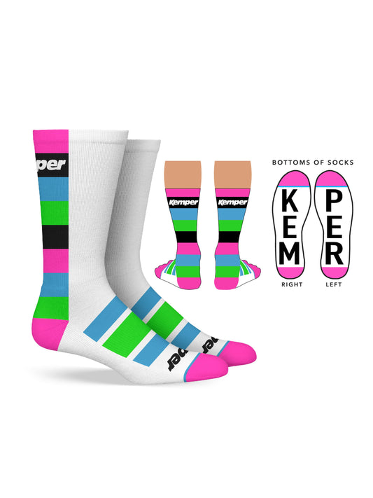 Kemper Snowboards Stripe Crew Sock