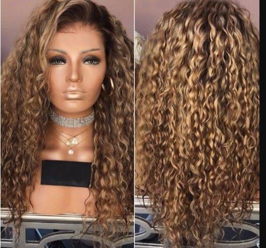 Lace Front Wig Long Wavy Synthetic Wigs For Women - Clothes For Her Online Store