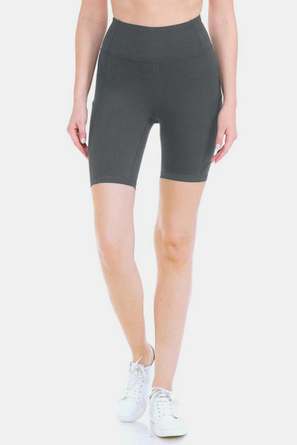 Leggings Depot Full Size High Waist Active Shorts - Clothes For Her Online Store