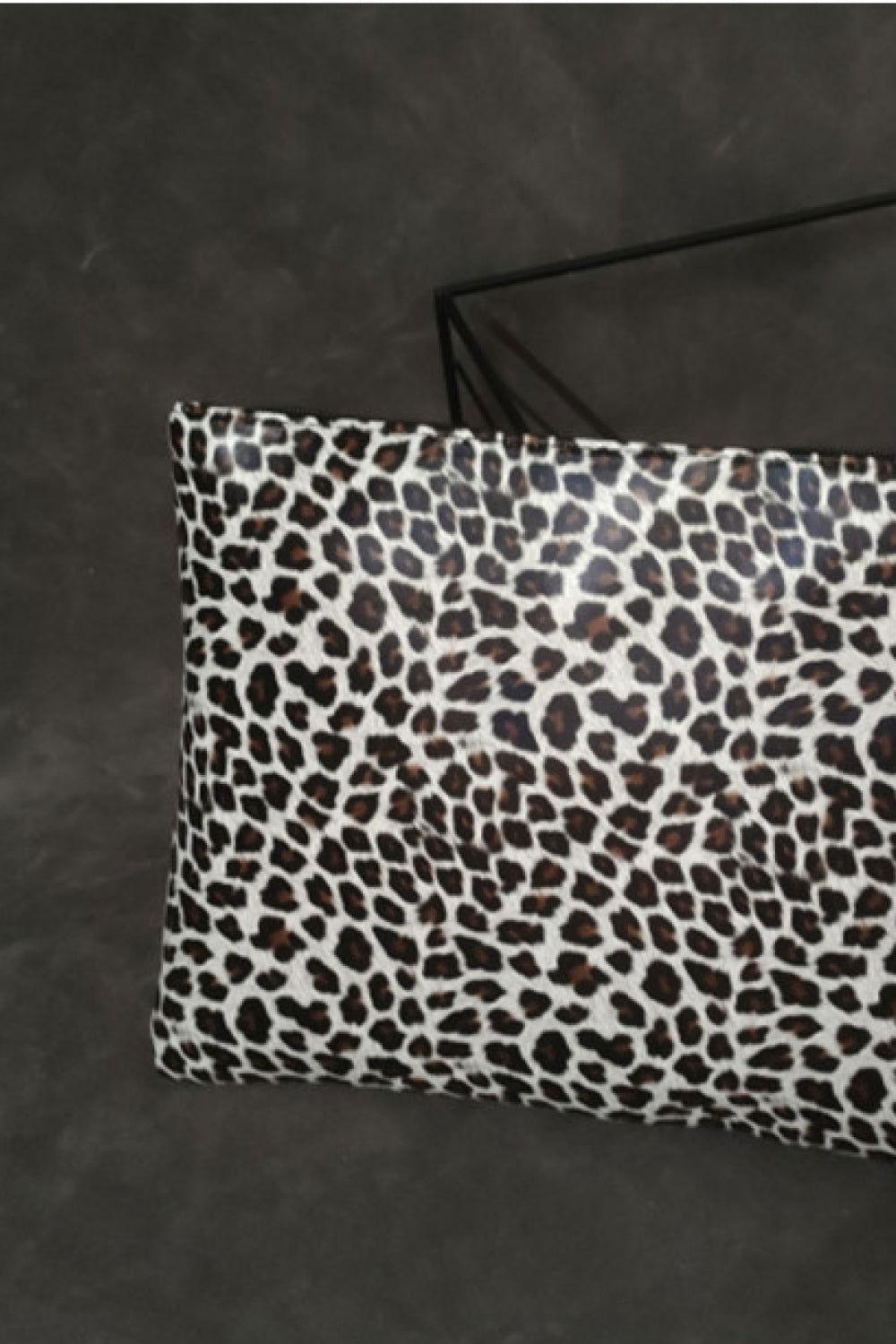 Leopard PU Leather Clutch - Clothes For Her Online Store