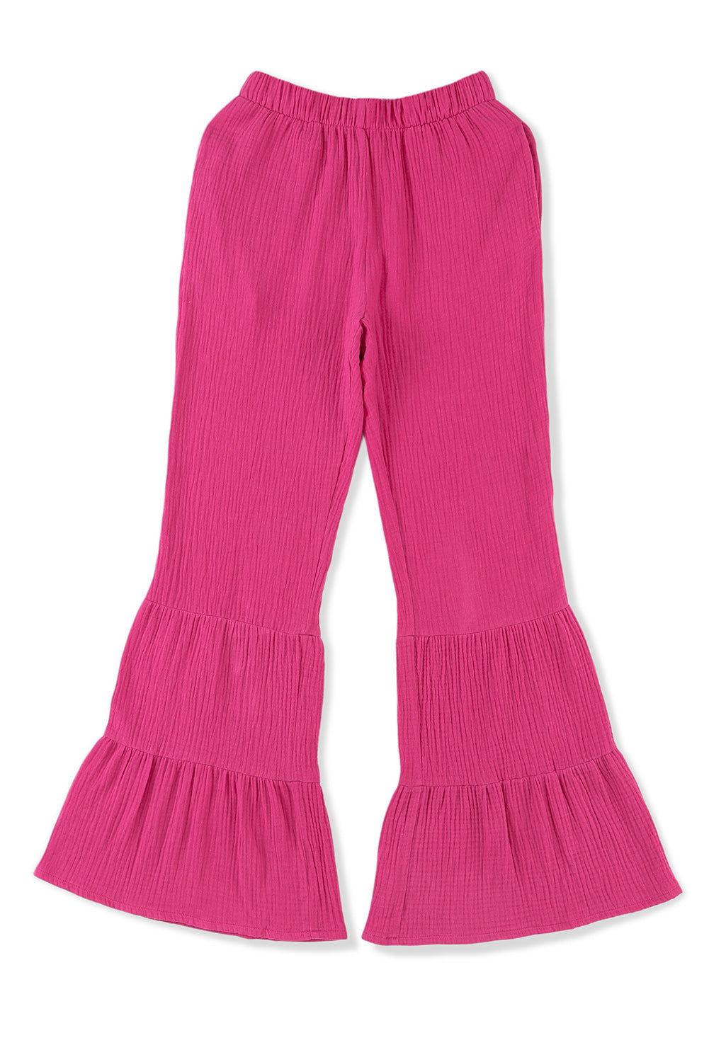 Long Flare Pants with Pocket - Clothes For Her Online Store
