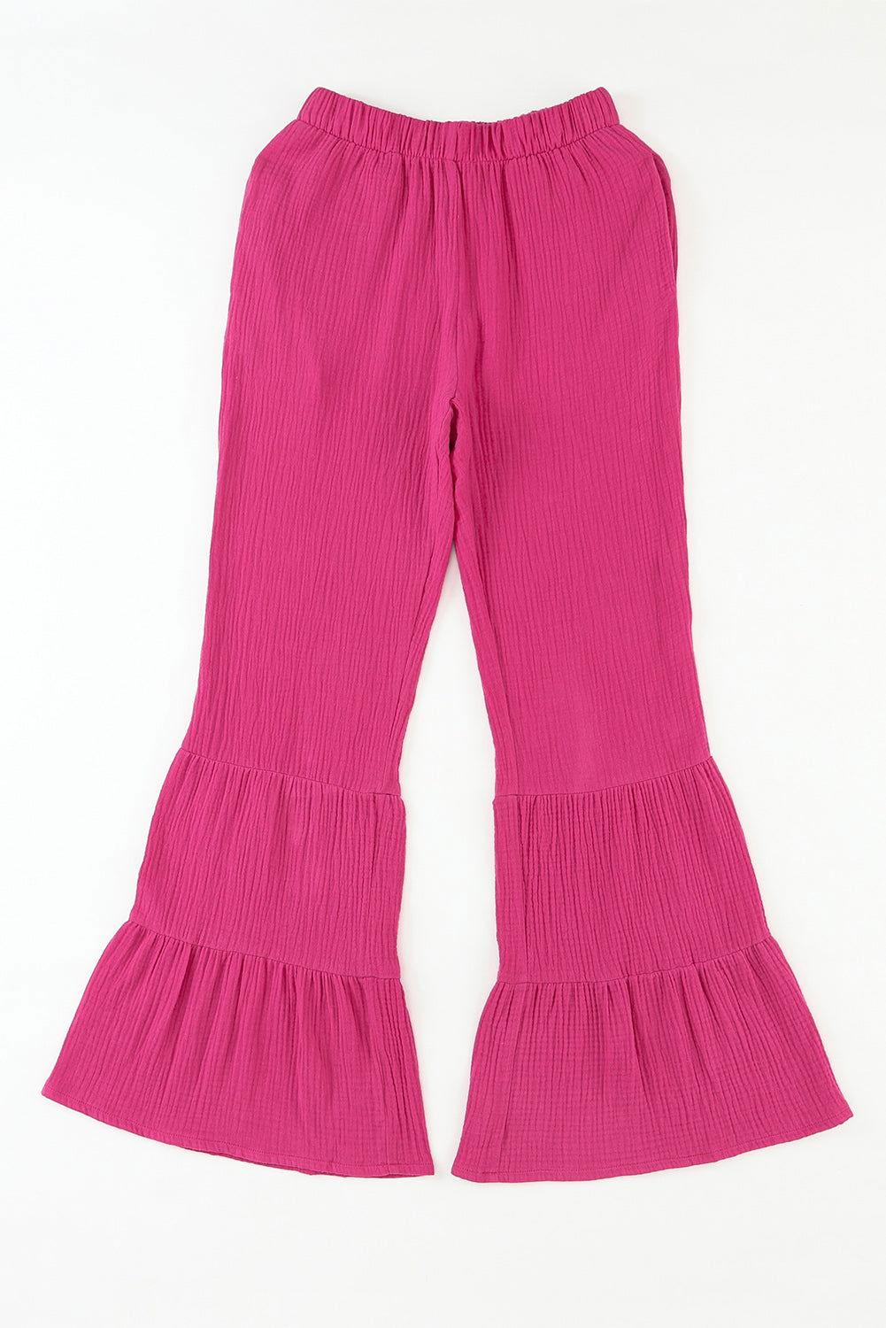 Long Flare Pants with Pocket - Clothes For Her Online Store