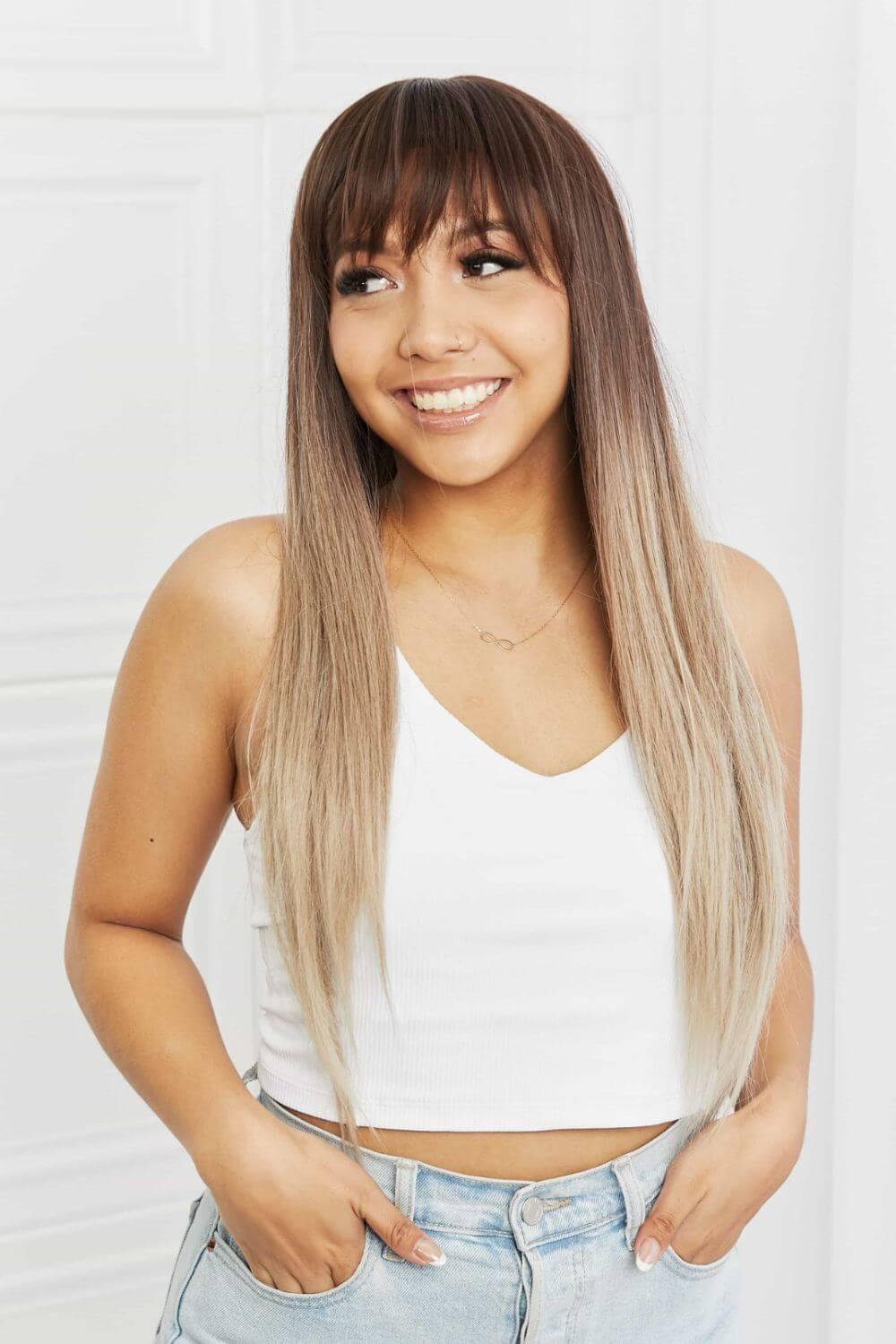 Long Straight Synthetic Wigs 26'' - Clothes For Her Online Store