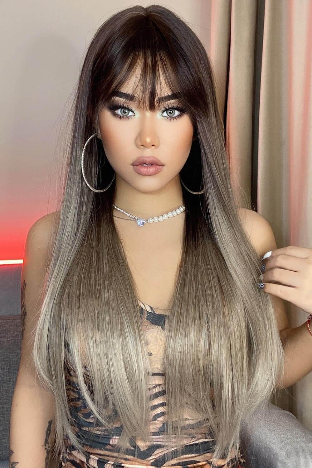 Long Straight Synthetic Wigs 26'' - Clothes For Her Online Store