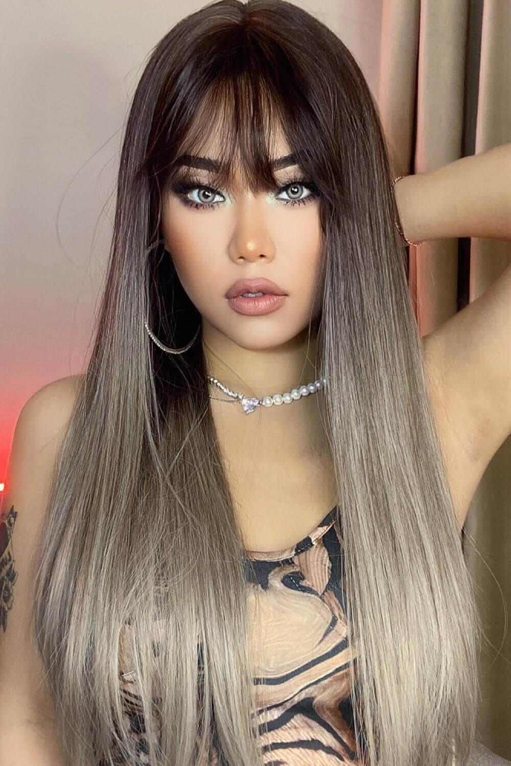 Long Straight Synthetic Wigs 26'' - Clothes For Her Online Store