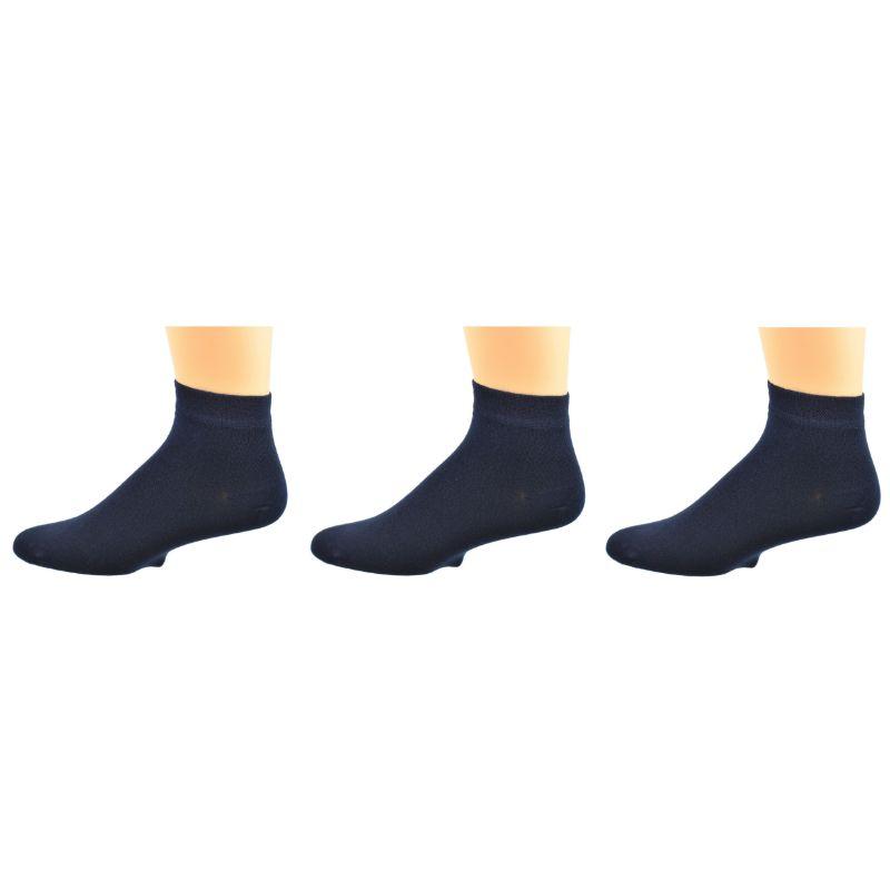 Low Quarter Hi Performance Bamboo Socks 3 Pair Pack