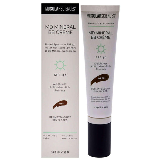 MD Mineral BB Cream SPF 50 - Deep by MDSolarSciences for Women - 1.23 oz Makeup - Clothes For Her Online Store