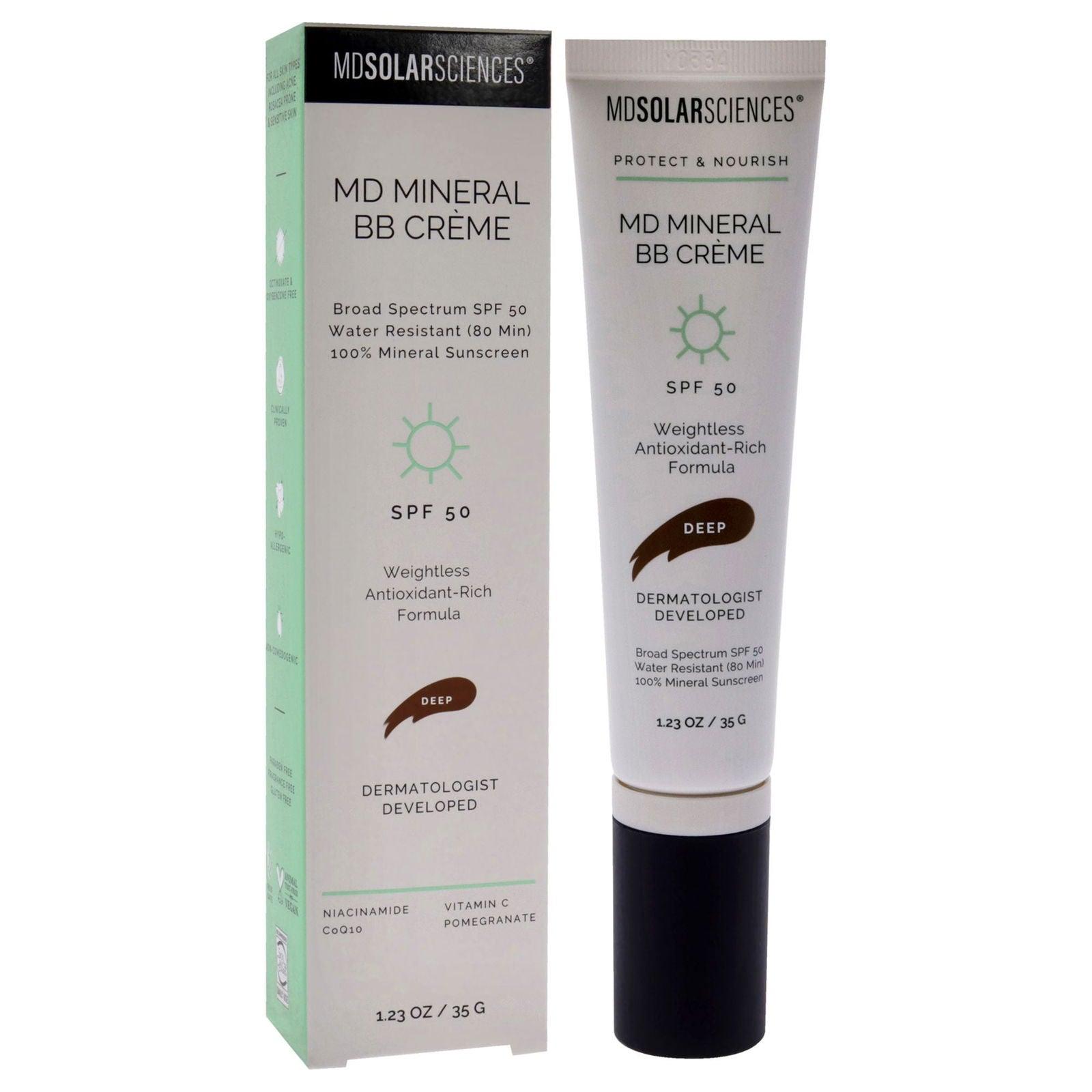 MD Mineral BB Cream SPF 50 - Deep by MDSolarSciences for Women - 1.23 oz Makeup - Clothes For Her Online Store