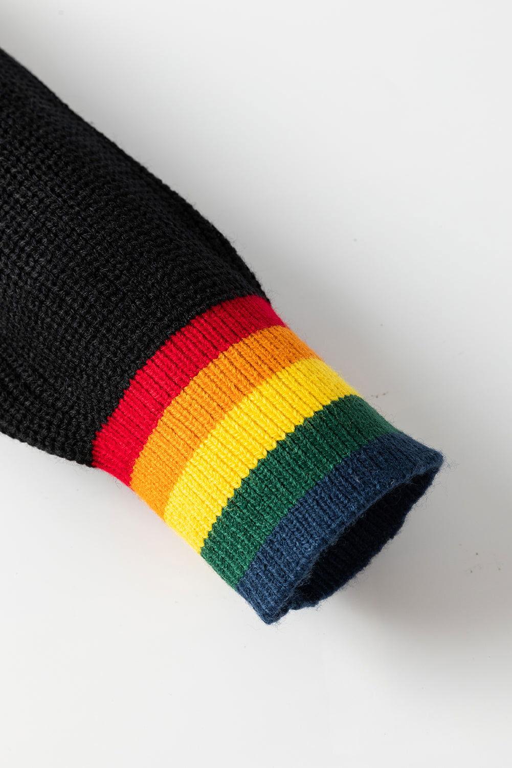 MERRY & BRIGHT Ribbed Round Neck Sweater - Clothes For Her Online Store