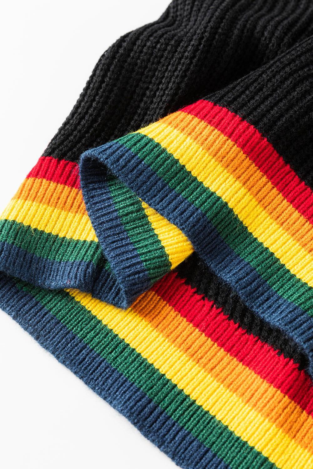 MERRY & BRIGHT Ribbed Round Neck Sweater - Clothes For Her Online Store