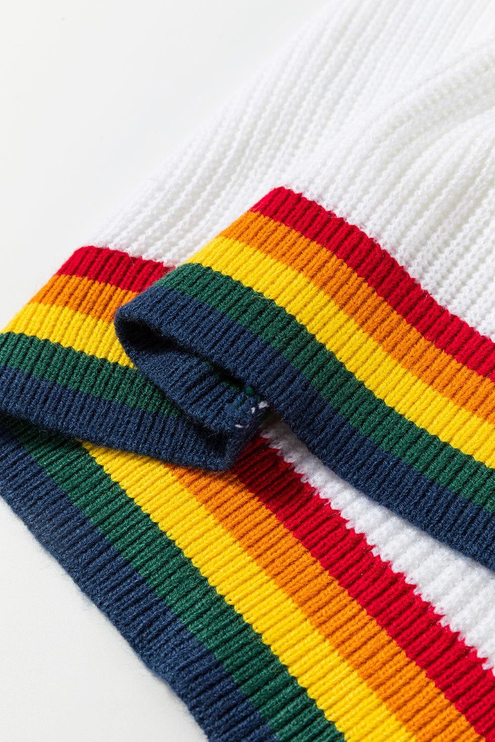 MERRY & BRIGHT Ribbed Round Neck Sweater - Clothes For Her Online Store