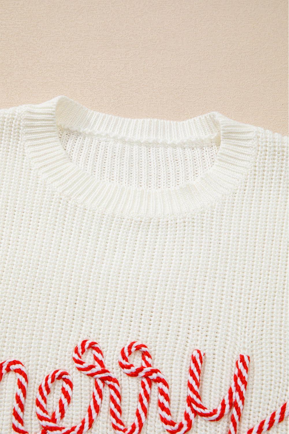 MERRY & BRIGHT Round Neck Sweater - Clothes For Her Online Store