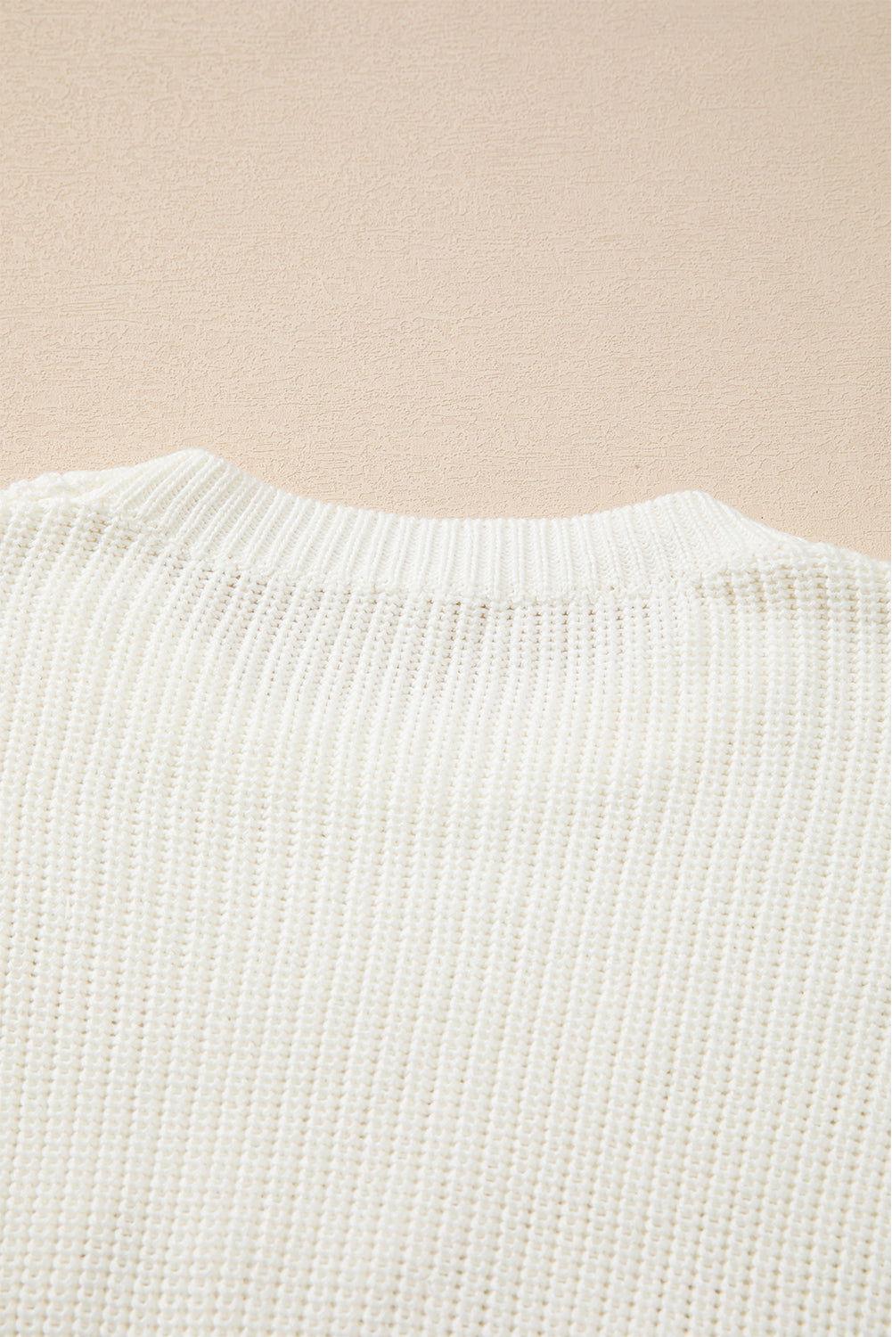 MERRY & BRIGHT Round Neck Sweater - Clothes For Her Online Store
