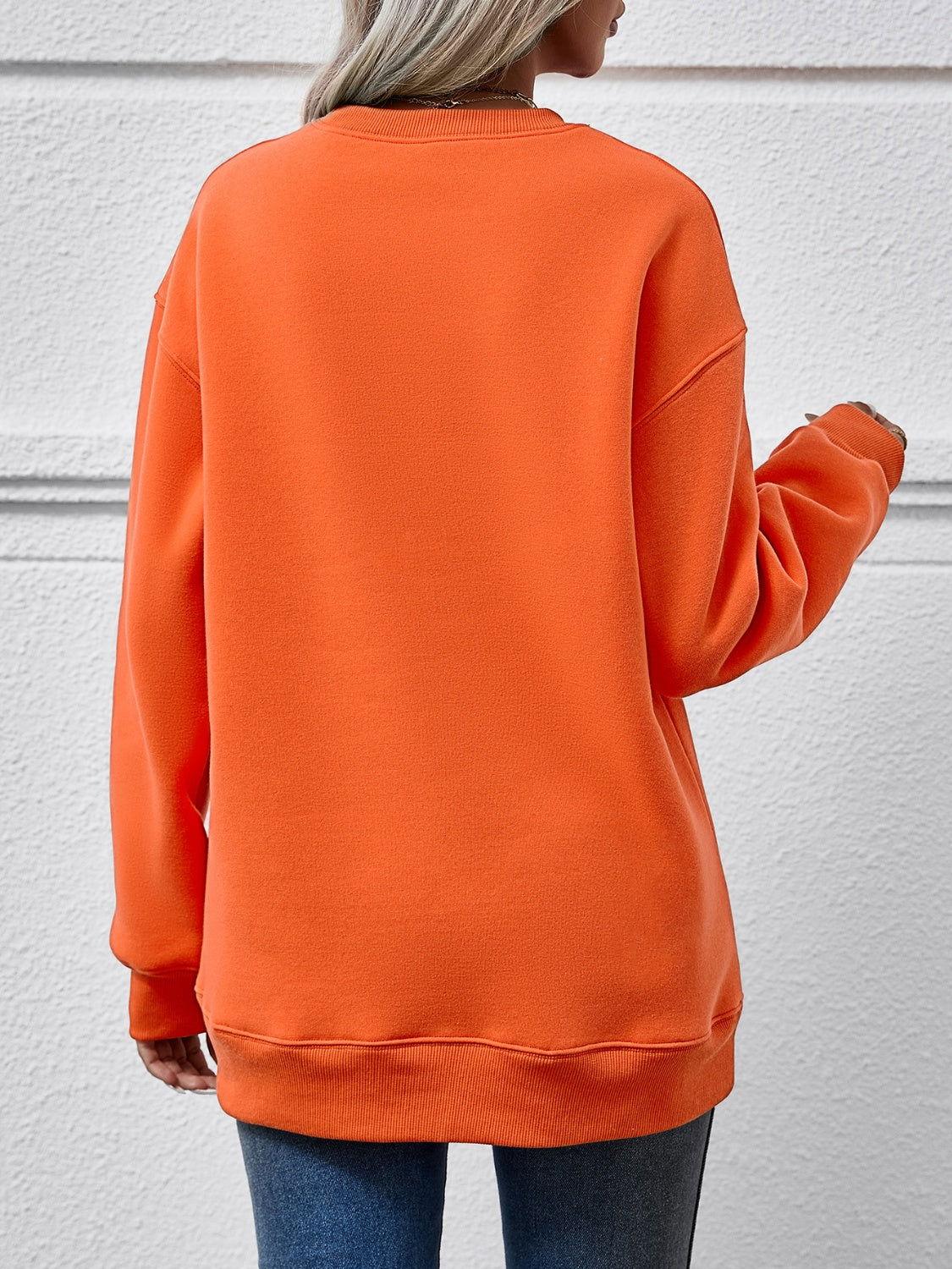 MERRY CHRISTMAS Dropped Shoulder Sweatshirt - Clothes For Her Online Store