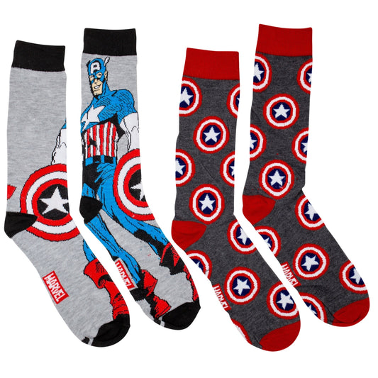 Standing Character & Symbols Crew Socks - Pack of 2Clothes For Her Online Store