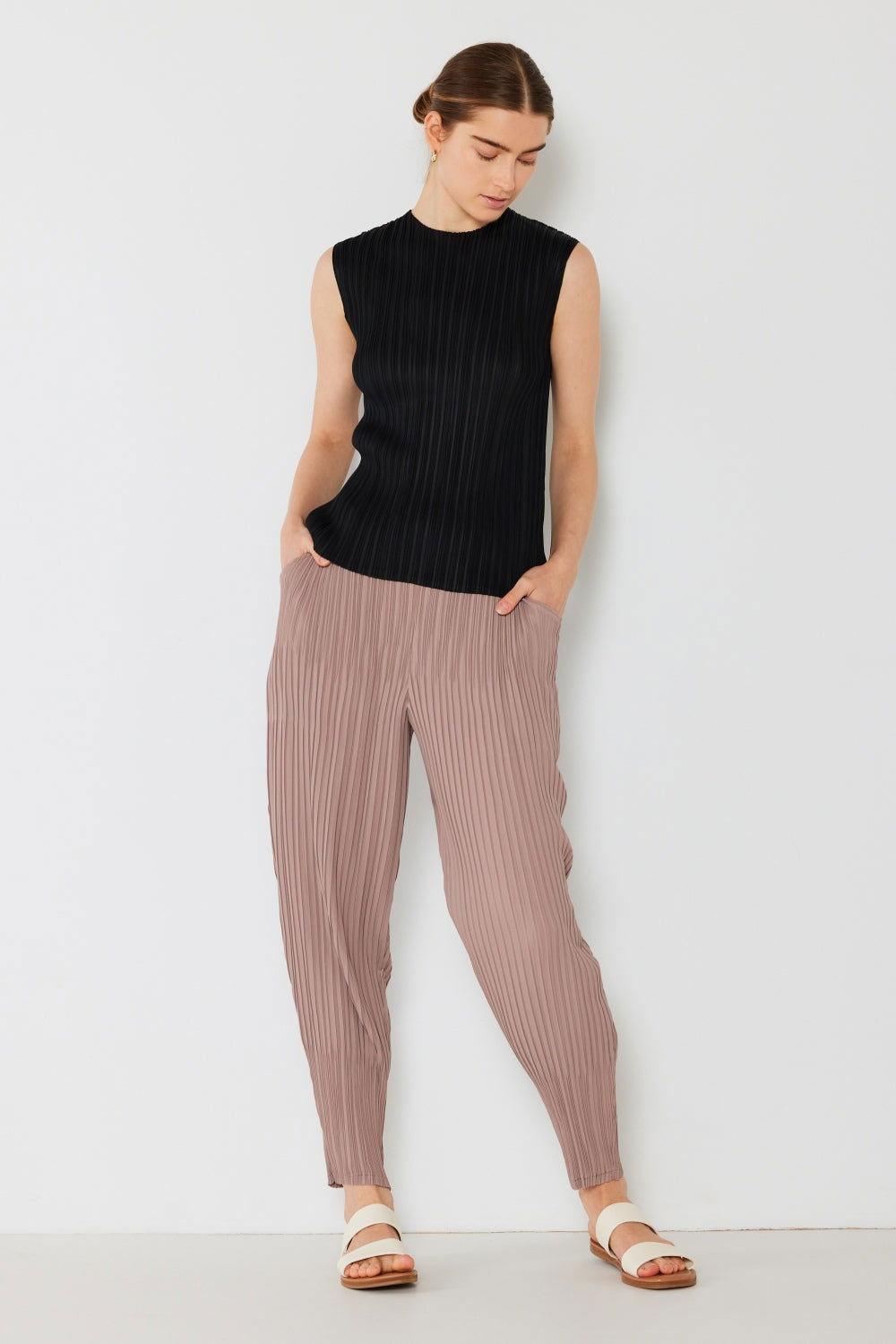 Marina West Swim Pleated Relaxed-Fit Slight Drop Crotch Jogger - Clothes For Her Online Store