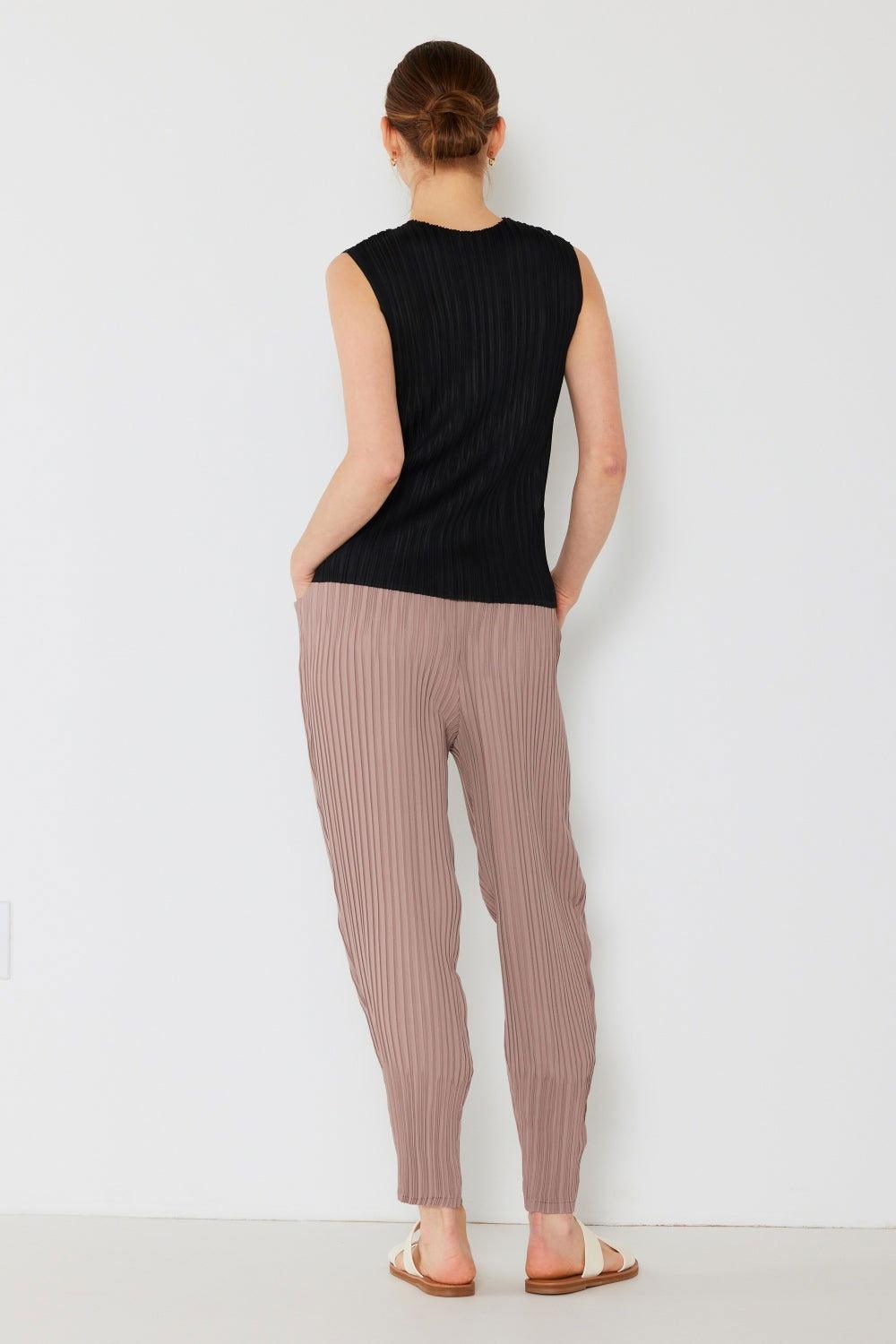 Marina West Swim Pleated Relaxed-Fit Slight Drop Crotch Jogger - Clothes For Her Online Store