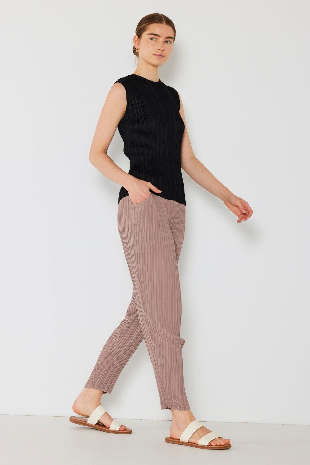 Marina West Swim Pleated Relaxed-Fit Slight Drop Crotch Jogger - Clothes For Her Online Store