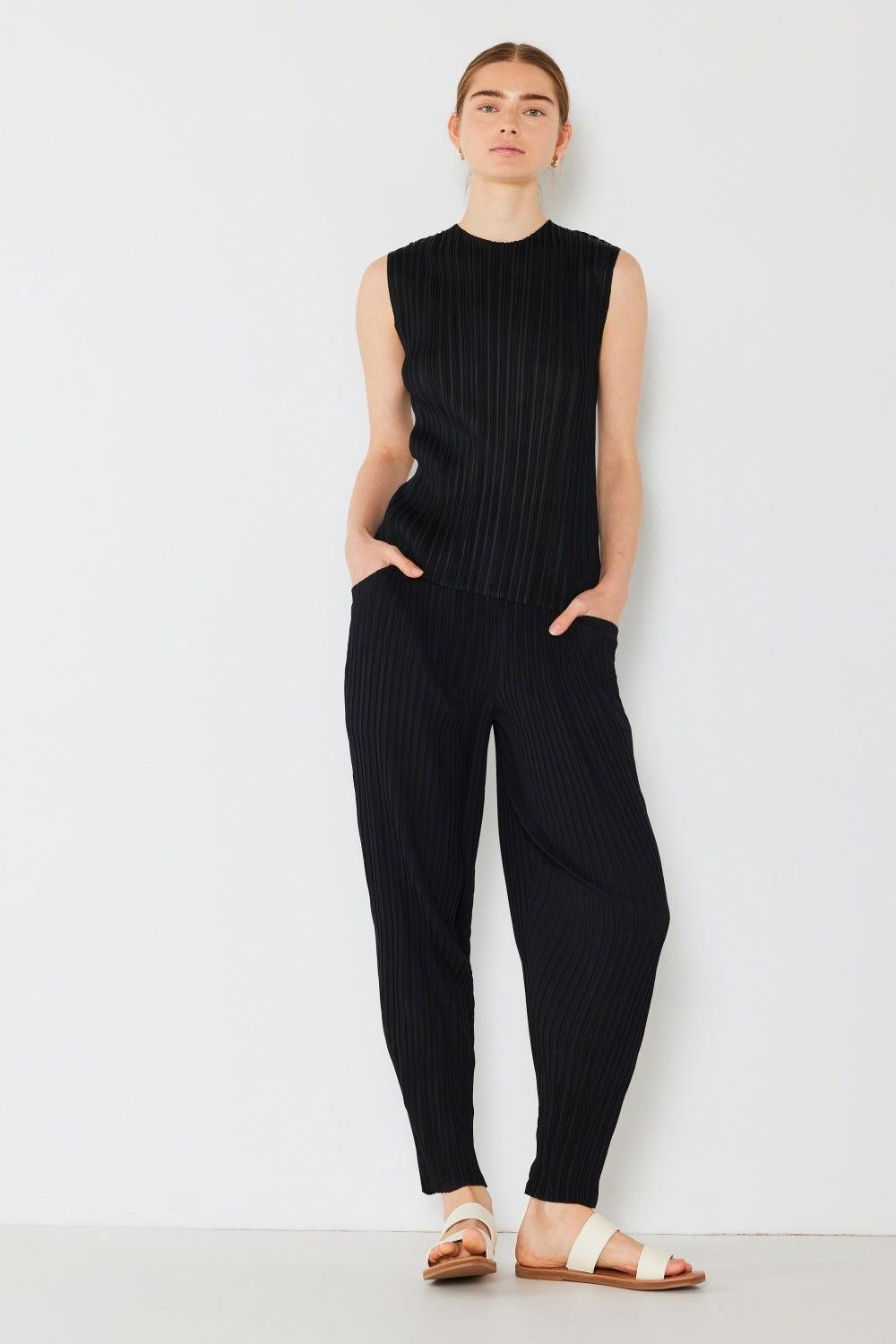 Marina West Swim Pleated Relaxed-Fit Slight Drop Crotch Jogger - Clothes For Her Online Store