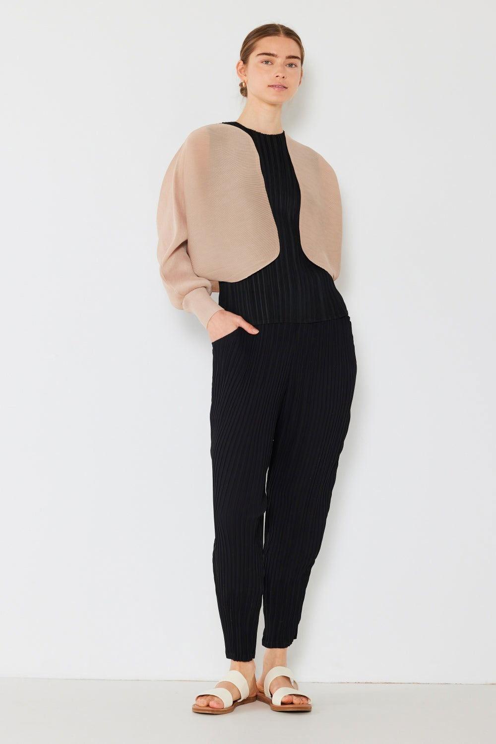 Marina West Swim Pleated Relaxed-Fit Slight Drop Crotch Jogger - Clothes For Her Online Store