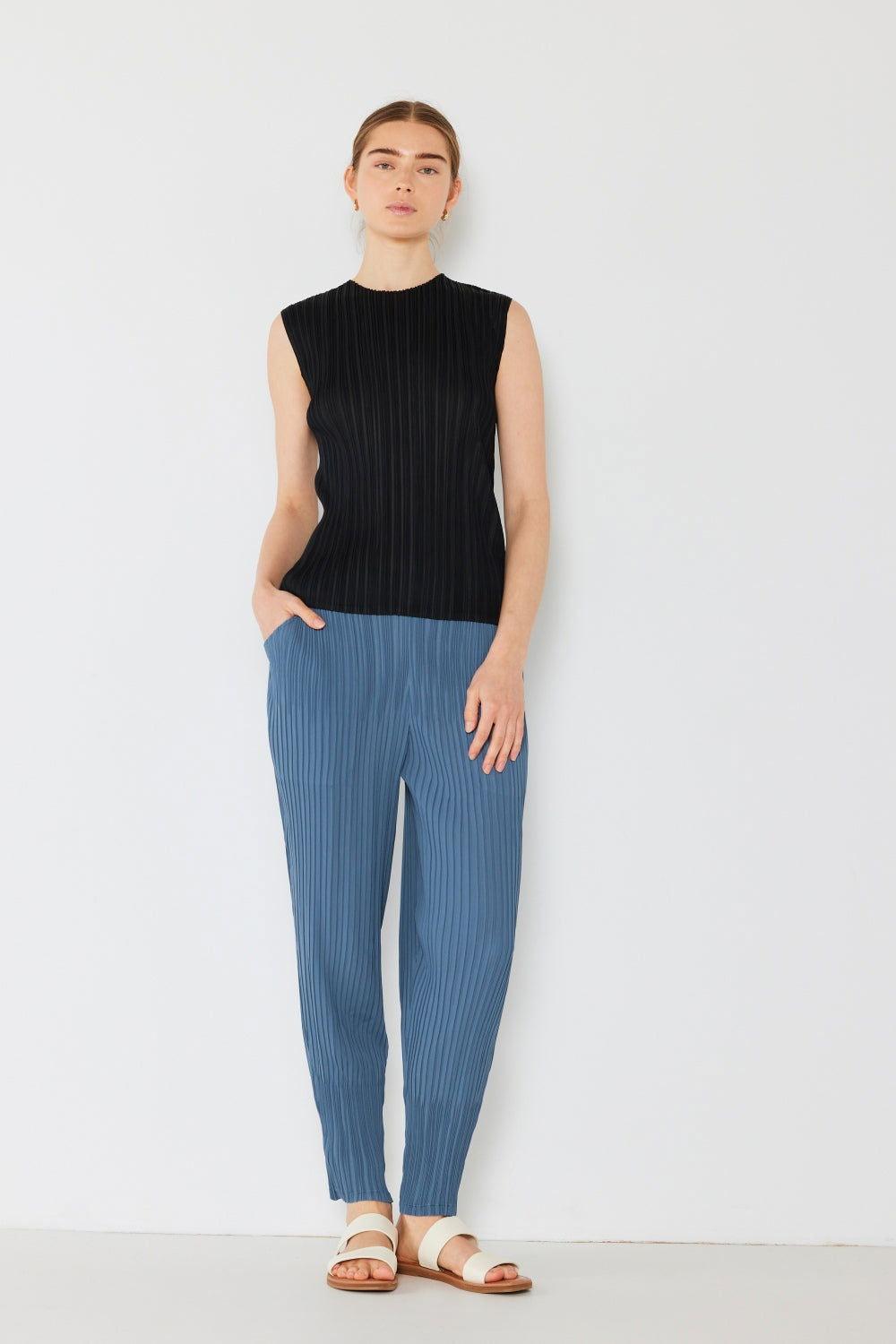 Marina West Swim Pleated Relaxed-Fit Slight Drop Crotch Jogger - Clothes For Her Online Store