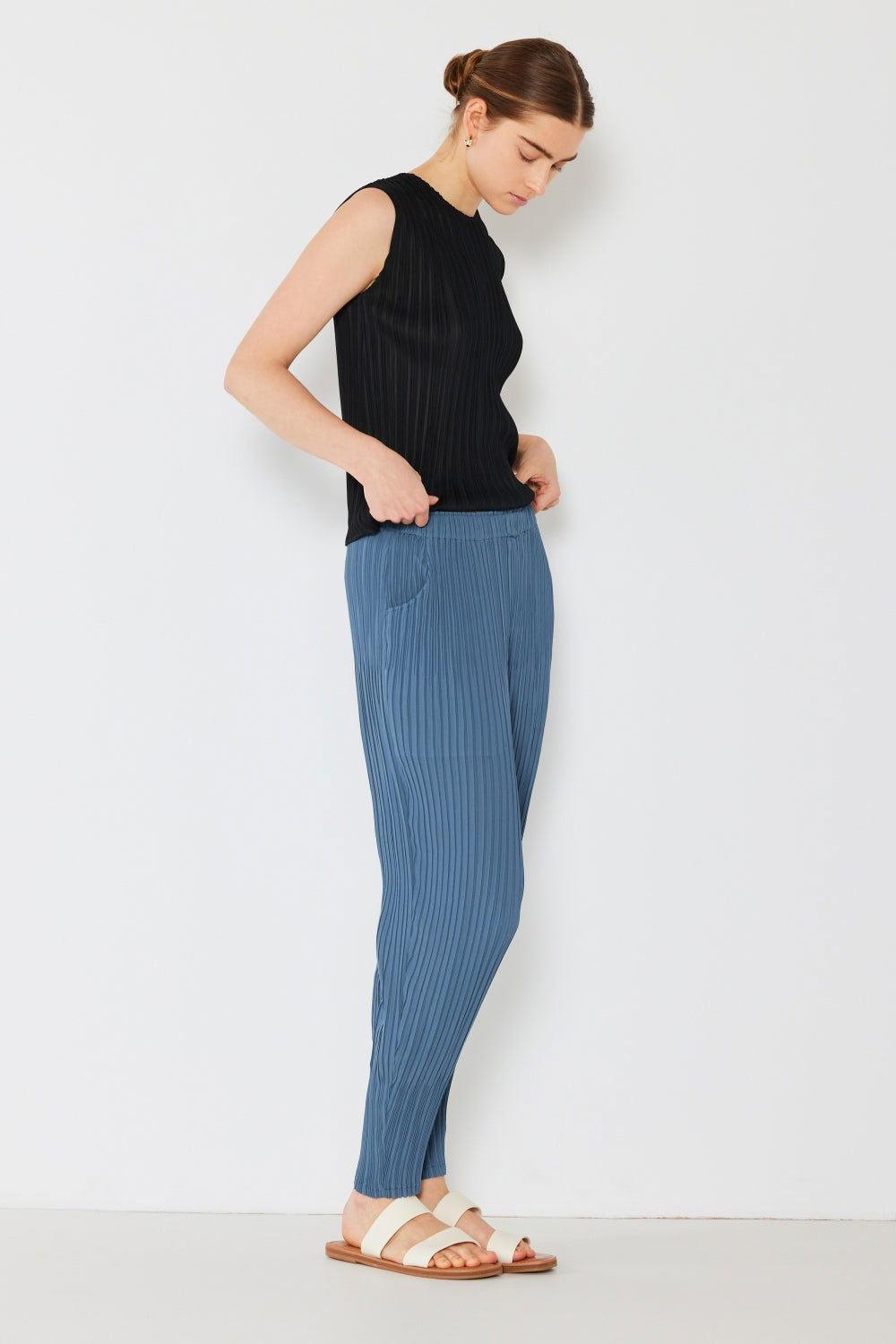 Marina West Swim Pleated Relaxed-Fit Slight Drop Crotch Jogger - Clothes For Her Online Store