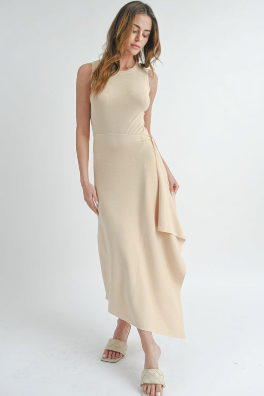 Maxi Dress With Slit - Clothes For Her Online Store