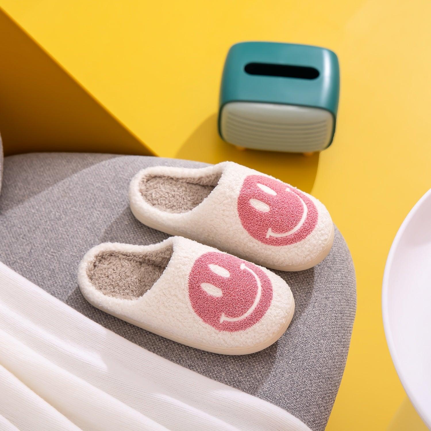Melody Smiley Face Slippers - Clothes For Her Online Store