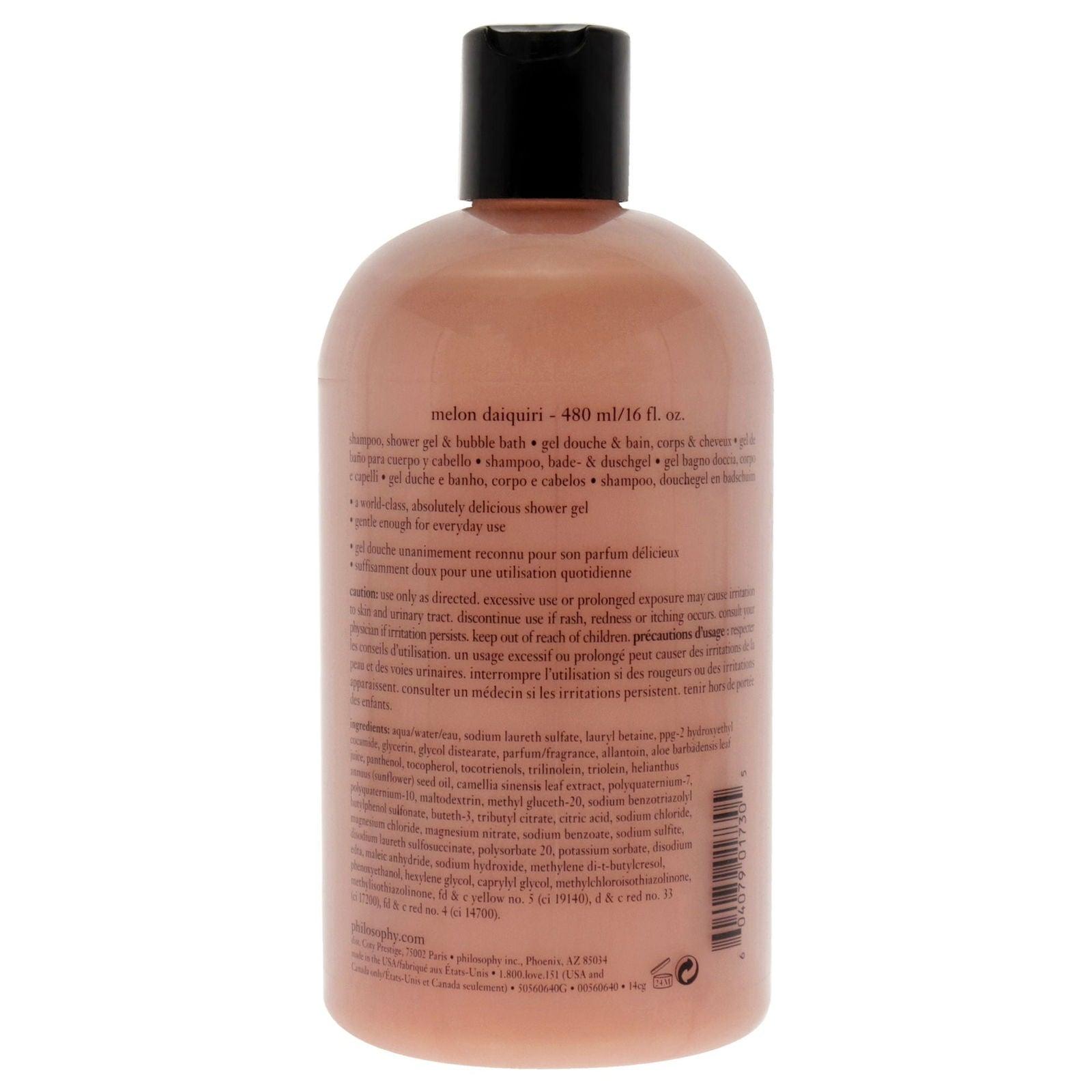 Melon Daiquiri Shampoo, Bath and Shower Gel by Philosophy for Unisex - 16 oz Shower Gel - Clothes For Her Online Store
