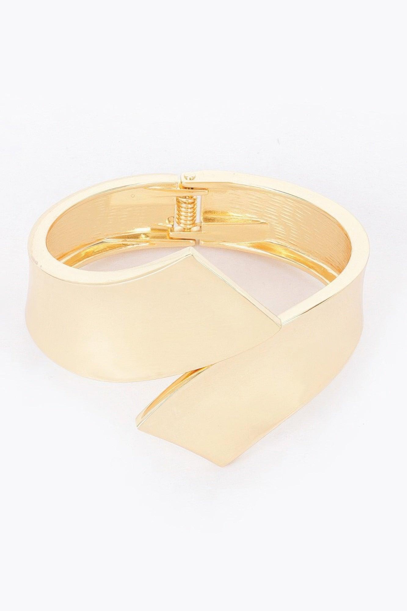 Metal Spring Hinge Bracelet - Clothes For Her Online Store