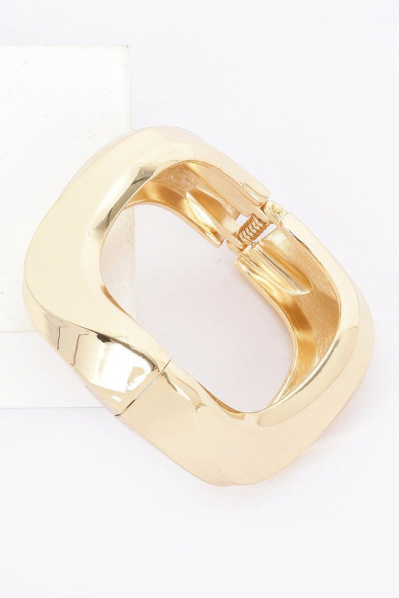 Metal Spring Hinge Bracelet - Clothes For Her Online Store