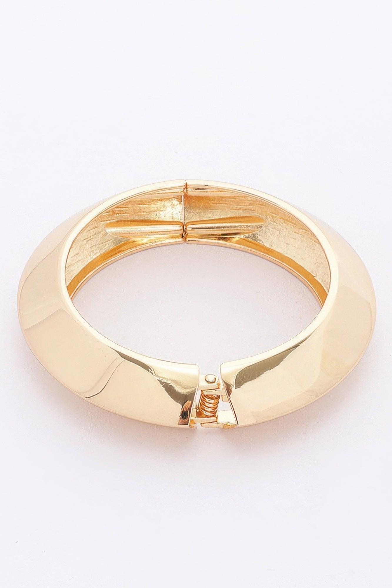 Metal Spring Hinge Bracelet - Clothes For Her Online Store