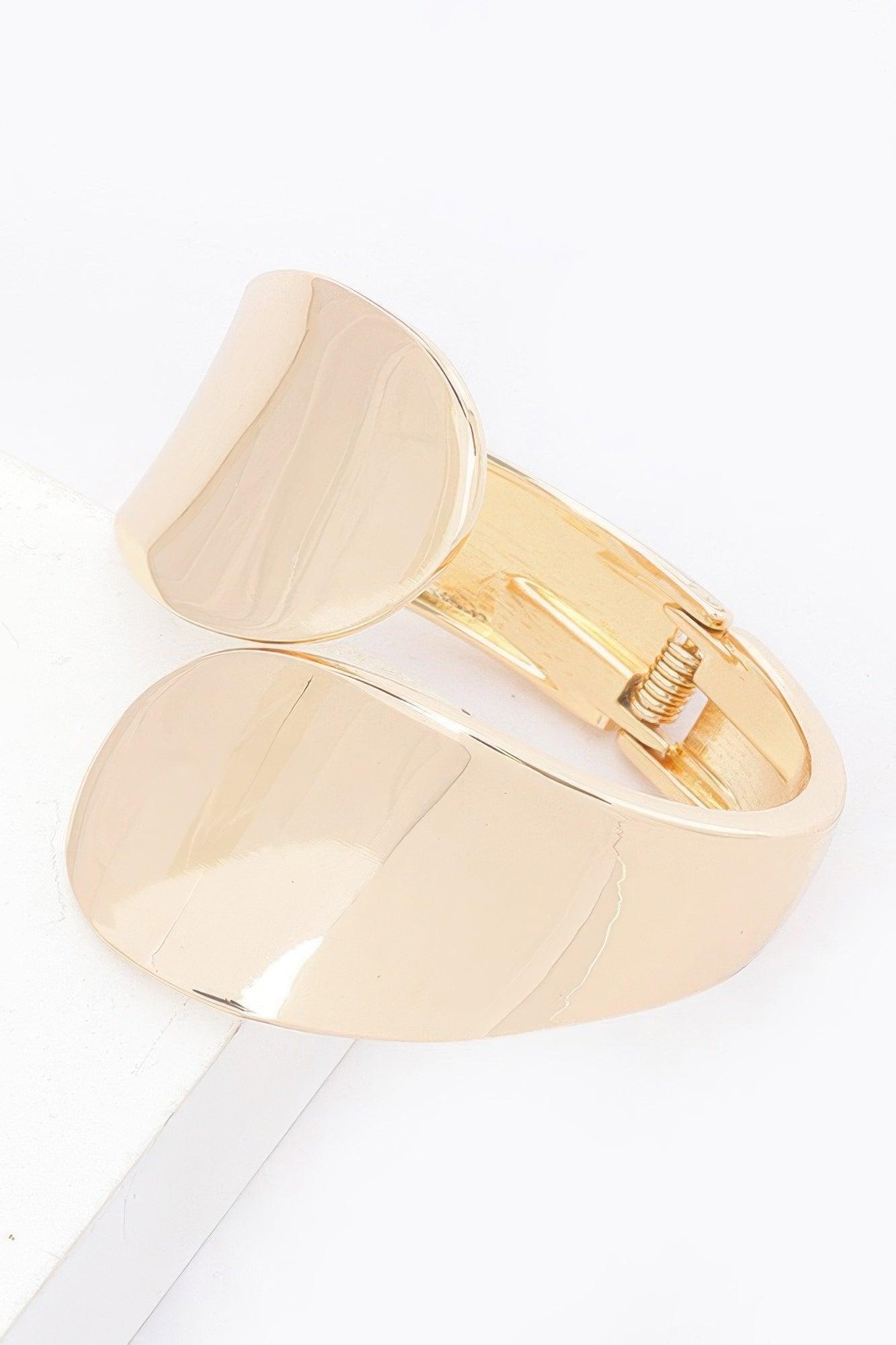 Metal Spring Hinge Bracelet - Clothes For Her Online Store