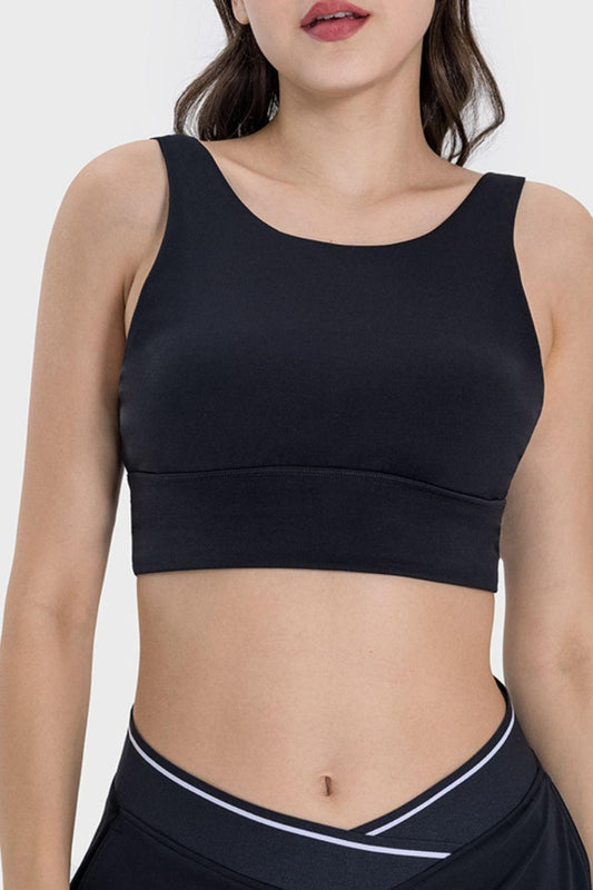 Millennia Backless Wide Strap Active Bra - Clothes For Her Online Store