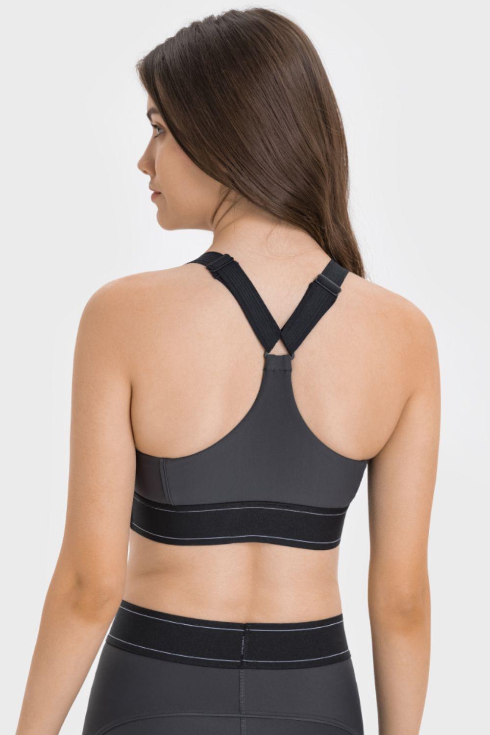Millennia Contrast Sports Bra - Clothes For Her Online Store