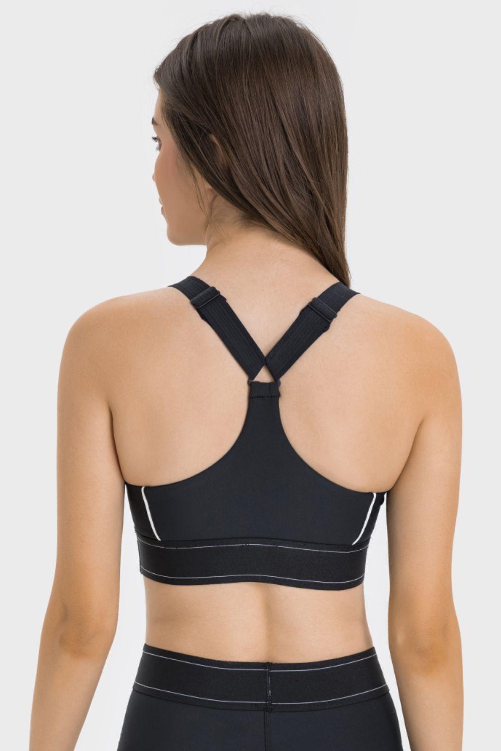 Millennia Contrast Sports Bra - Clothes For Her Online Store