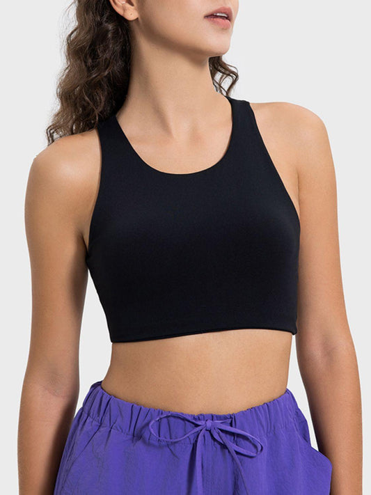 Millennia Cutout Round Neck Active Tank - Clothes For Her Online Store