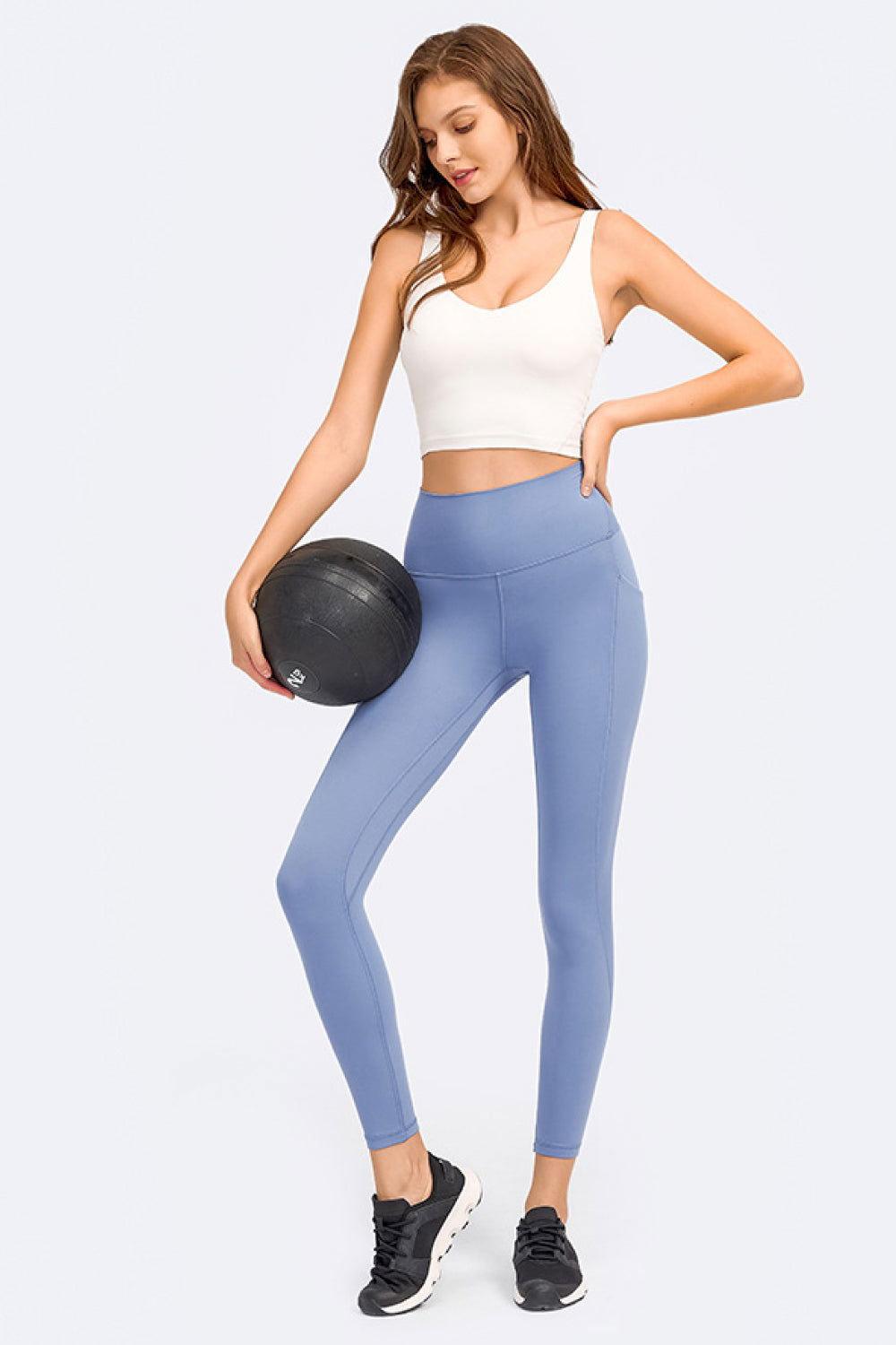 Millennia Deep V-Neck Crop Sports Bra - Clothes For Her Online Store