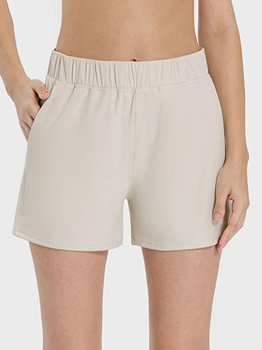 Millennia Elastic Waist Active Shorts - Clothes For Her Online Store