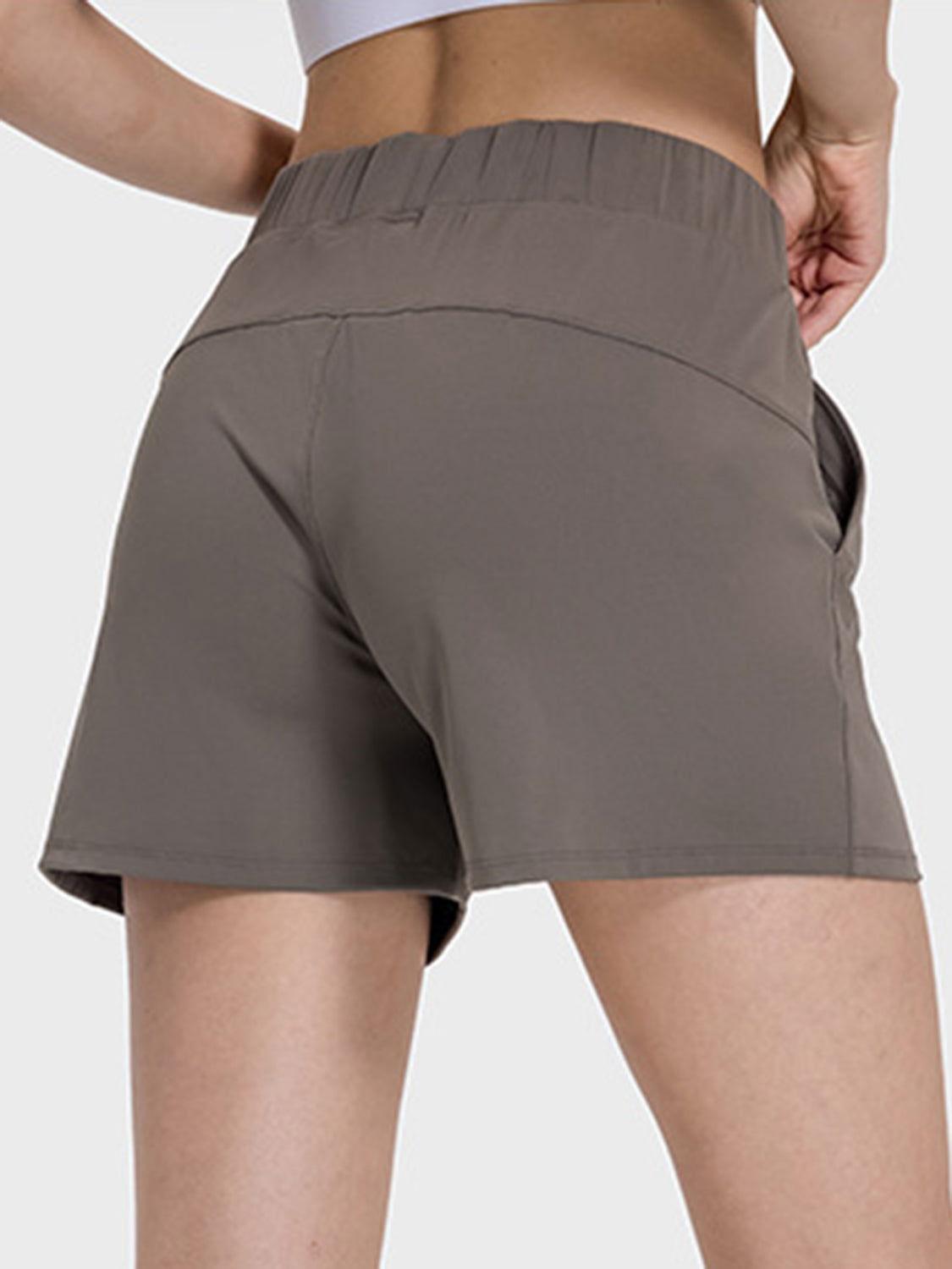 Millennia Elastic Waist Active Shorts - Clothes For Her Online Store