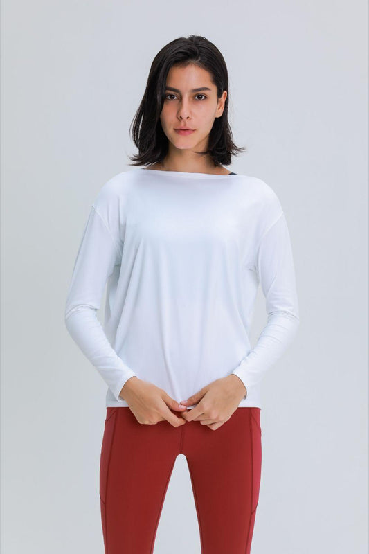 Millennia Loose Fit Active Top - Clothes For Her Online Store