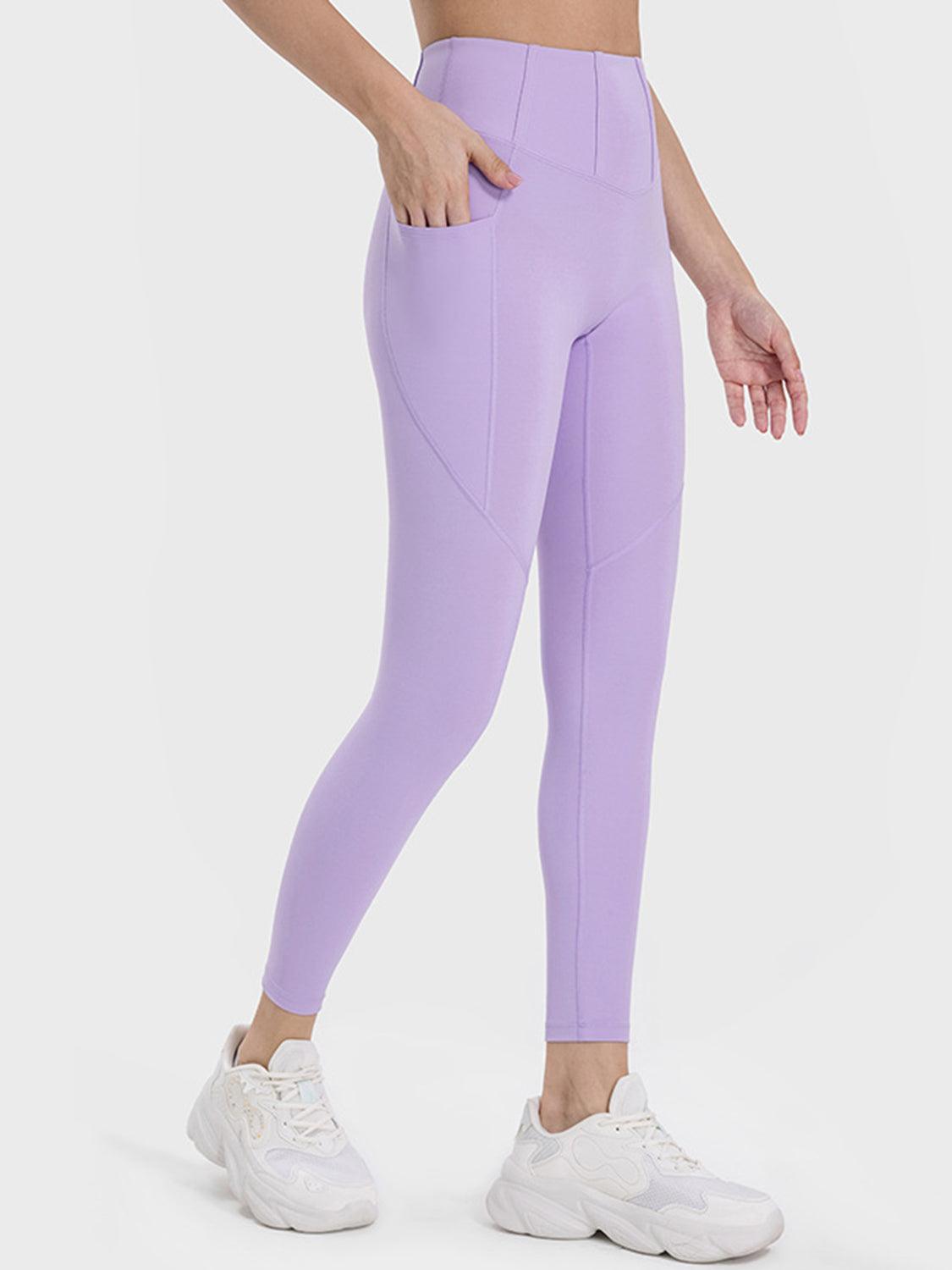 Millennia Pocketed High Waist Active Leggings - Clothes For Her Online Store