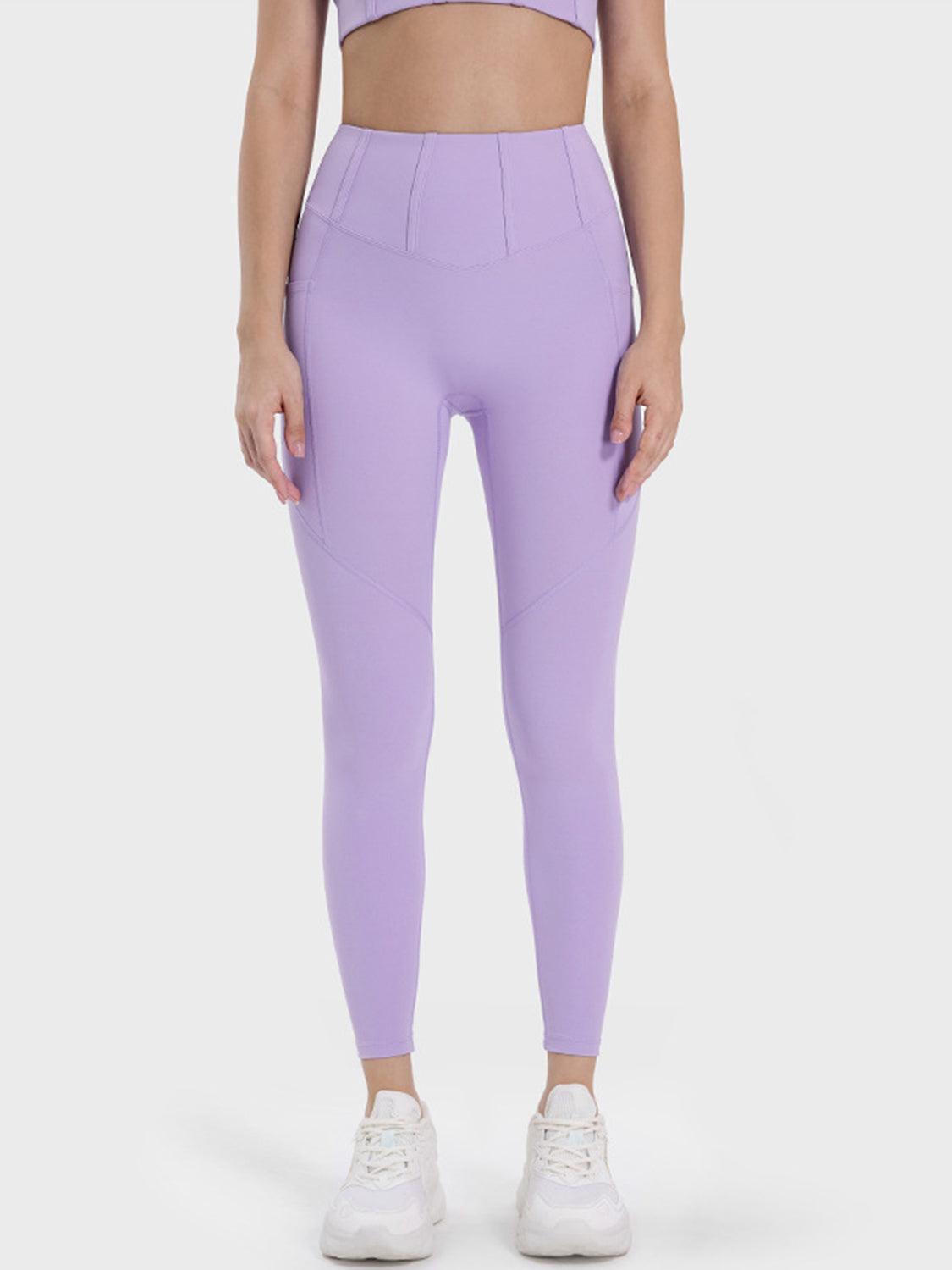 Millennia Pocketed High Waist Active Leggings - Clothes For Her Online Store