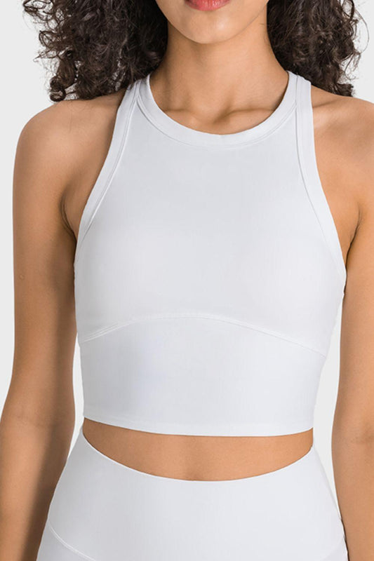 Millennia Racerback Cropped Sports Tank - Clothes For Her Online Store