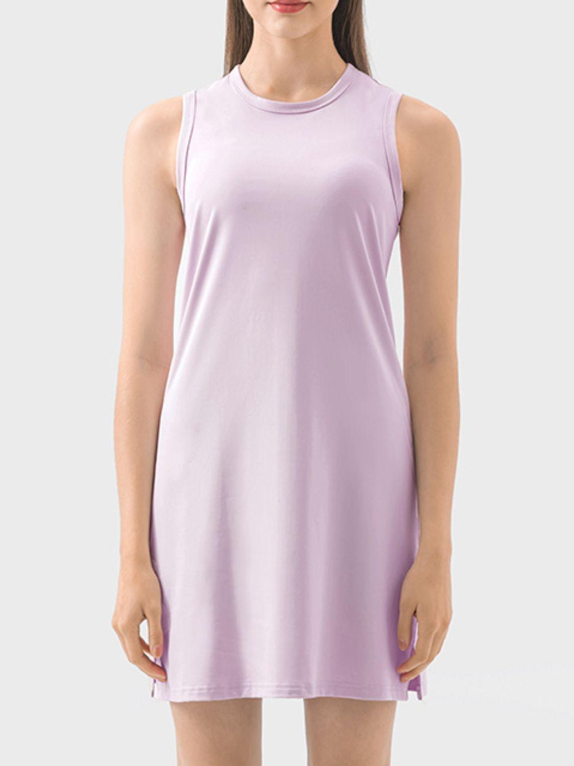 Millennia Round Neck Sleeveless Active Dress - Clothes For Her Online Store