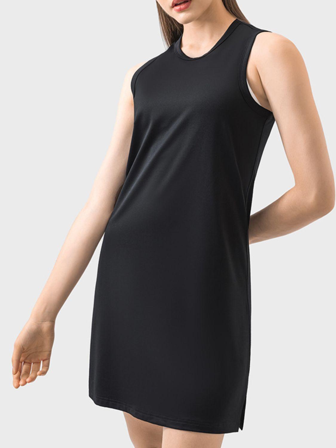 Millennia Round Neck Sleeveless Active Dress - Clothes For Her Online Store