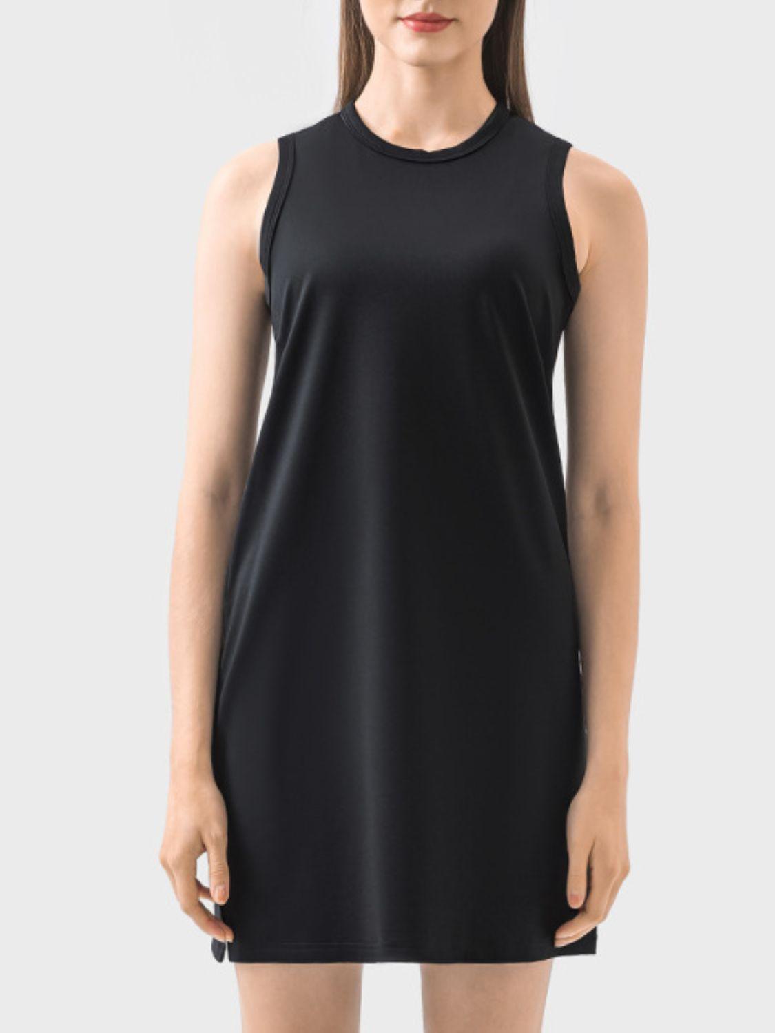 Millennia Round Neck Sleeveless Active Dress - Clothes For Her Online Store