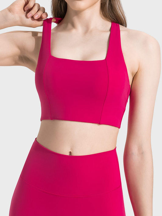 Millennia Scoop Neck Sports Bra - Clothes For Her Online Store