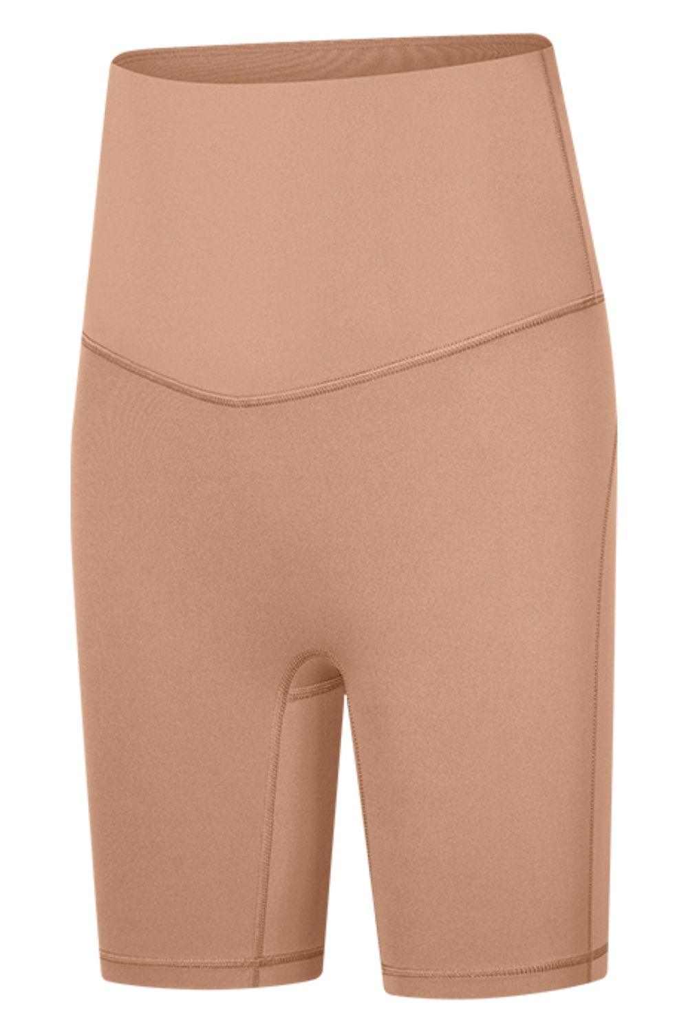 Millennia Seamless High-Rise Wide Waistband Biker Shorts - Clothes For Her Online Store