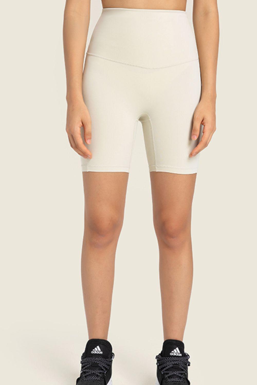 Millennia Seamless High-Rise Wide Waistband Biker Shorts - Clothes For Her Online Store